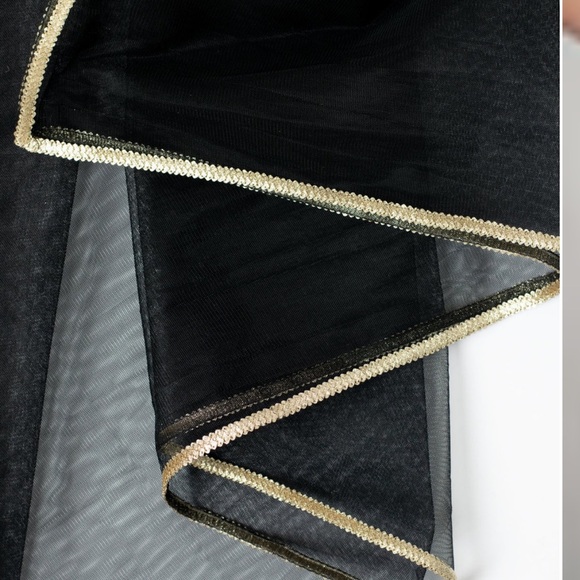 The Saree Room Midnight Amelia Skirt with Dupatta set - Picture 3 of 6